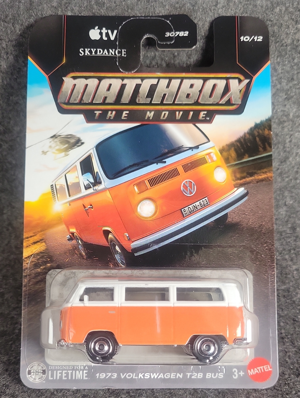 Matchbox Movie Orange & White Volkswagen T2B Bus Toy